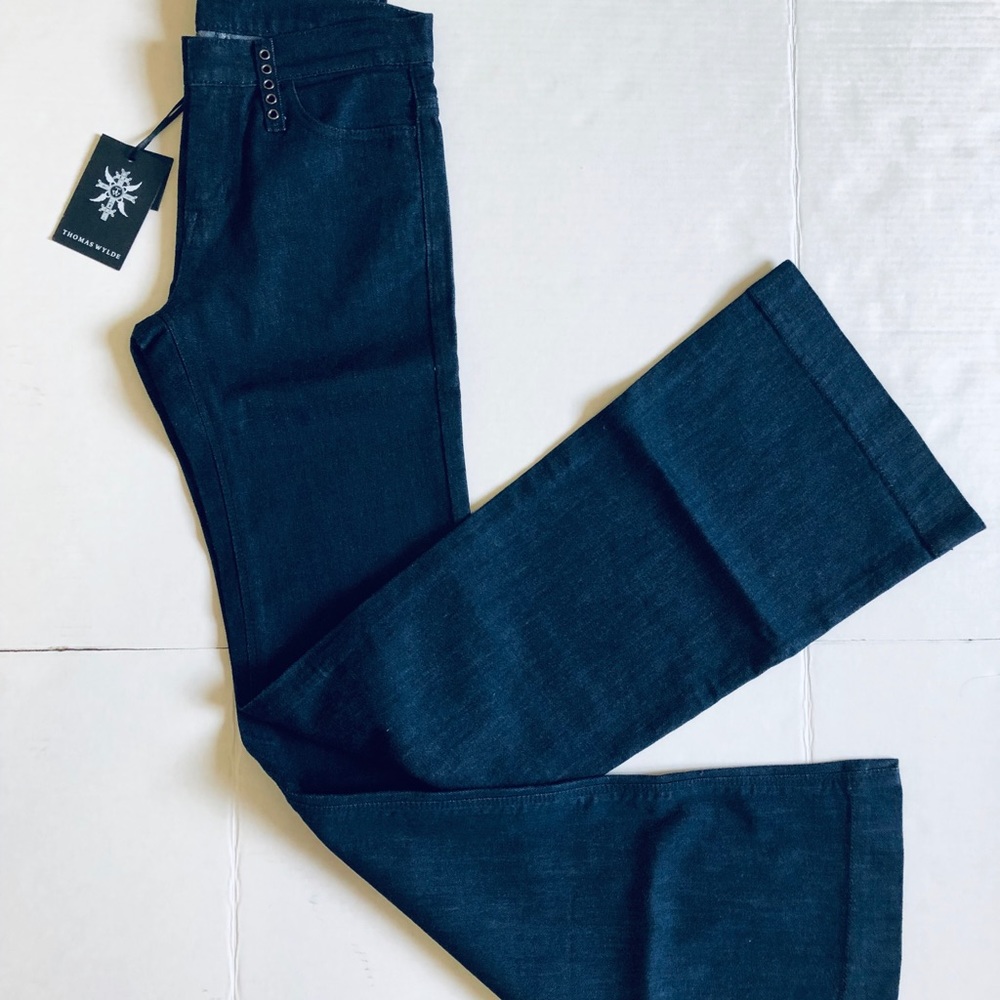 Thomas Wylde bell bottom jeans Sz 25/6